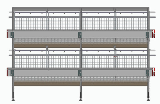 FT610 H-Type Commercial Layer Cages