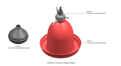 FT50 Deluxe Jumbo Drinker Set