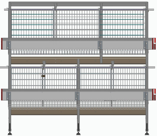 FT475 H Type Broiler Breeder Cage