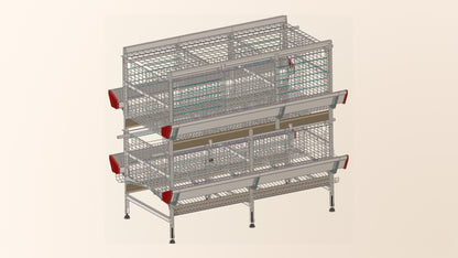 FT495 H Type Broiler Breeder Cage