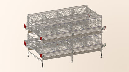 FT660 H-Type Commercial Layer Cages