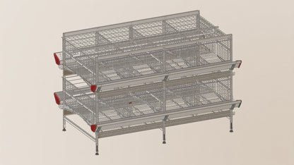 FT660 H-Type Commercial Layer Cages