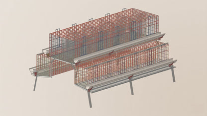 FT495 A Type Broiler Breeder Cages