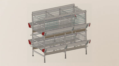 FT495 H Type Broiler Breeder Cage